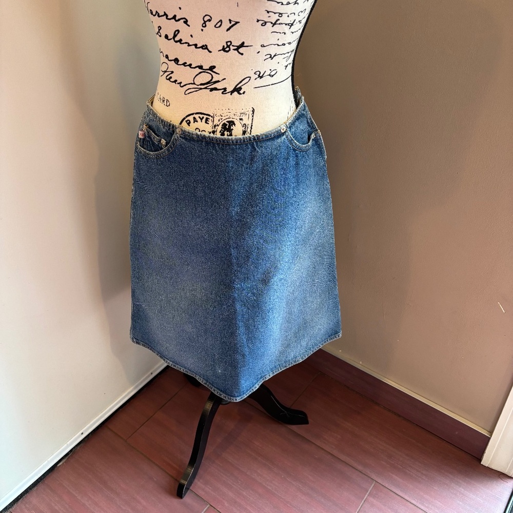 Vintage 90's Anne Klein denim skirt